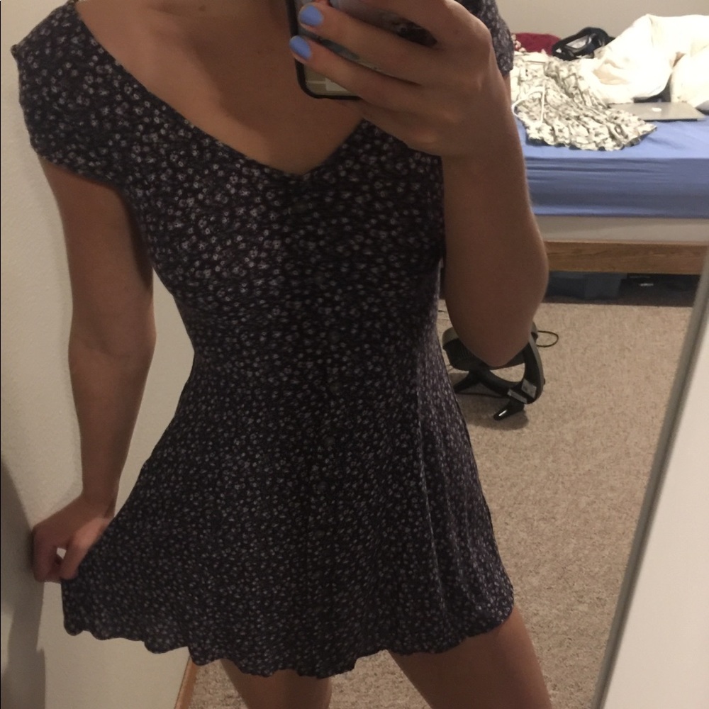 Flowey, floral dress from American eagle